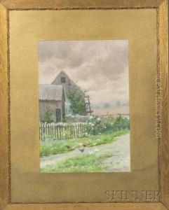 Seaside Cottage And Garden. by J. Ambrose Pritchard