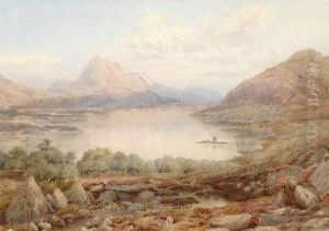 A Scottish Mountainscene From The Edge Of Loch Maree