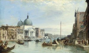 San Simeon Piccolo On The Grand Canal, Venice by Edward Pritchett