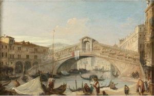 The Rialto, Venice by Edward Pritchett