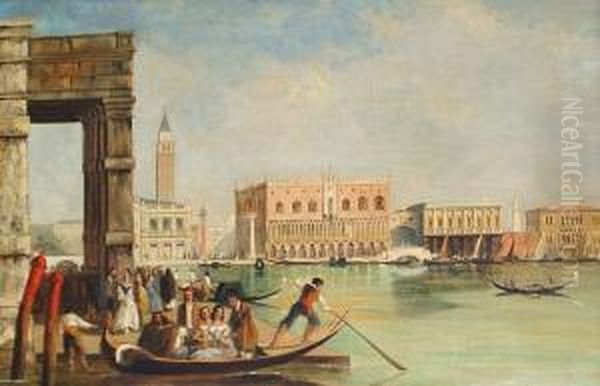 On The Gondola, Venice - view 1