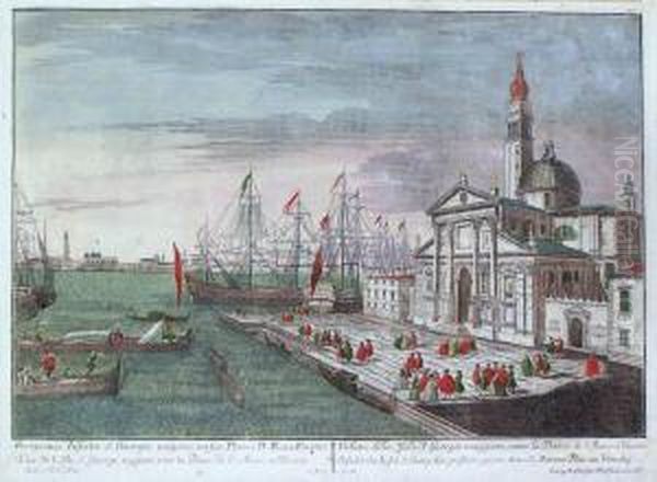Veduta Della Isola S. Giorgio Maggiore, Verso La Piazza Di S. Marco A Venezia - view 1