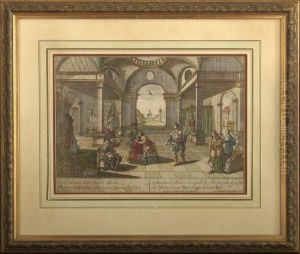 Joseph's Brothers Presenting His Coat Of Many Colors To Their Father by Georg Balthasar Probst