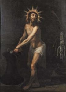Ritratto Di Francesca Gommi Maratta, Moglie Di Carlo Maratta, A Mezzo Busto, Con Un Disegno Nella Mano Sinistra Raffigurante Venere Che Forgia Le Frecce Di Eros