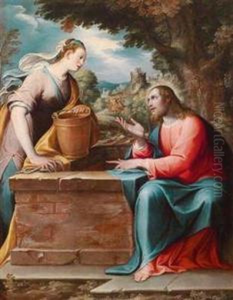 Christusund Die Samariterin Am Brunnen - view 1
