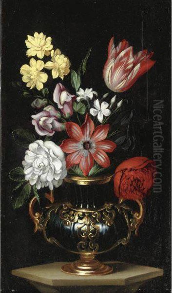 Natura Morta Con Vaso Di Fiori - view 1