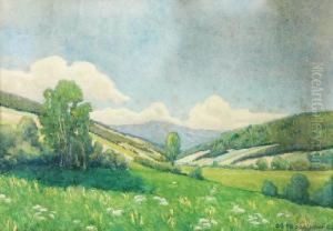 Pejzaz by Antoni Stanislaw Procajlowicz