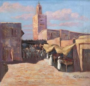 Scene De Marche by Antonin Prochazka
