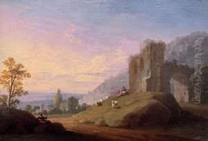 Romantic Landscape With A Ruin I