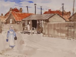 First World War Red Cross Hospital by Ernest Procter
