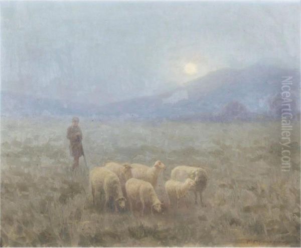 Shepherd And His Flock - view 1