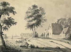Auberge Au Bord De L'eau by Cornelis Pronk