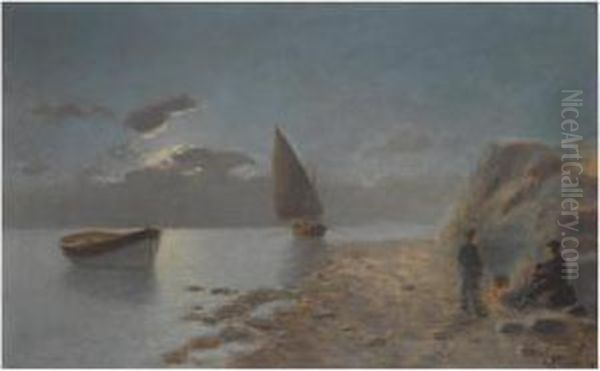 Boats By Moonlight - view 1