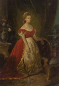 Queen Olga Of Greece by Spyridon Prosalentis