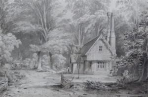 Gamekeepers Lodge Of Sir Wm Heathcote At Thursby, Hants by George Frederick Prosser