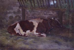 Vache Couchee by Gaston Prost