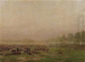 Soldiers At Rest by Alexandre Protais