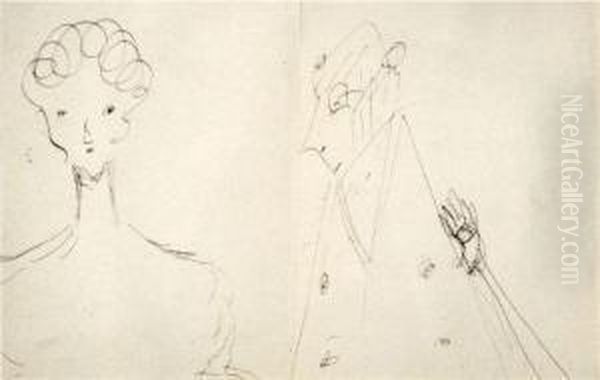 Deux Personnages Du Faubourg Saint-germain - view 1