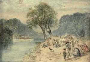 Diggers On The Road To A Rush by John Skinner Prout