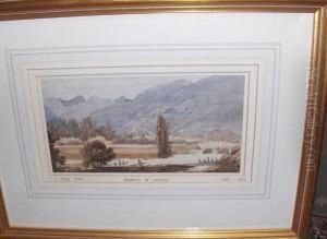 Bagneres De Luchons by John Skinner Prout