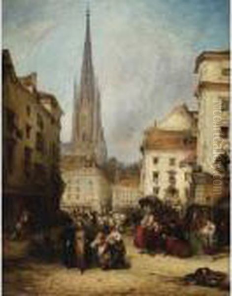 Vienna Market Day - view 1
