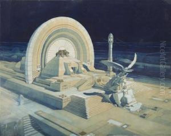Ancient Architectural Study - view 1