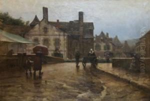 Rainy Day In Pont Aven by Clifford Provost Grayson