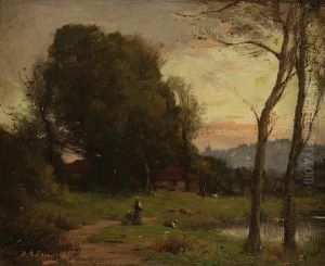 A Distant View Of Edinburgh by James Christie Prowett