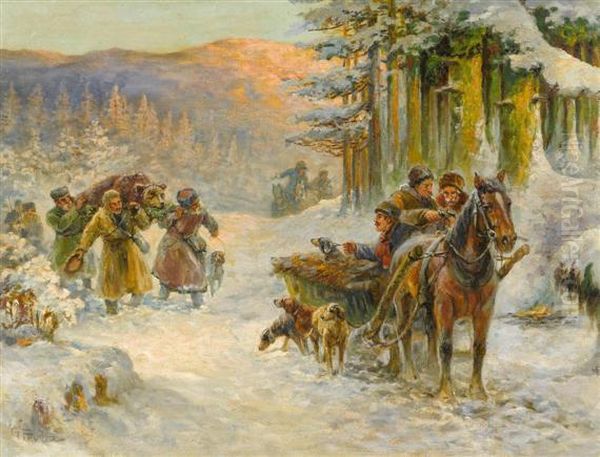 A Bear Hunt In Russia - view 1