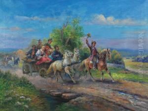 Orszak Weselny by Gustav Prucha
