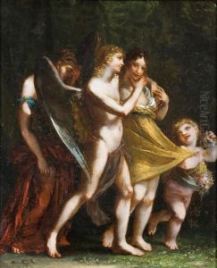 L'amour Seduit L'innocence, Le Plaisir L'entraine, Le Repentir Suit by Pierre-Paul Prud'hon