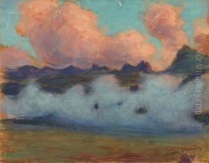 Brume Dans Les Montagnes by Gaston Prunier