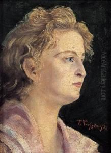 Portret Kobiety by Tadeusz Pruszkowski