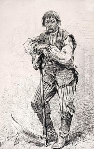 Chlop Z Kosa by Witold Pruszkowski