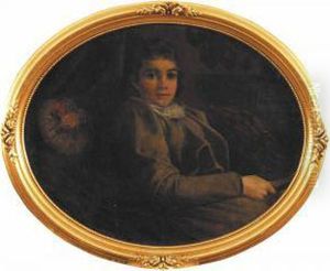 Portret Dziewczynki by Witold Pruszkowski