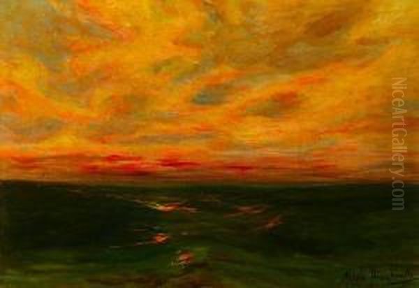 Sunset At Sea - view 1