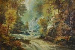 River Scene by George Willis Pryce
