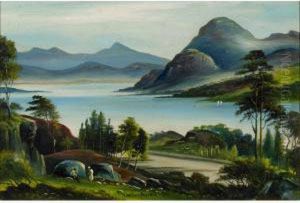Four Untitled Landscapes by George Willis Pryce