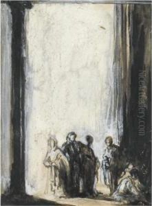 Family Group by James Ferrier Pryde