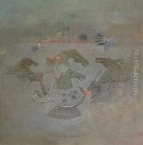 Abstract Picture Of Horses by Antonio Puccinelli