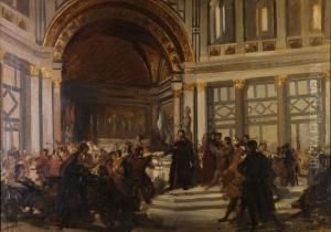 Dino Compagni Anima Ifiorentini Alla Concordia by Antonio Puccinelli