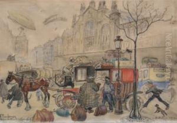 La Greve Des Chemins De Fer Du Nord - Octobre 1910 - view 1