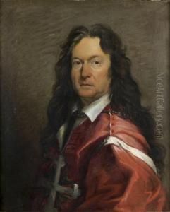 Portrait D'un Homme Portant L'habit Simple De Grand Croix De L'ordre Des Saints Maurice Et Lazare by Francois Puget