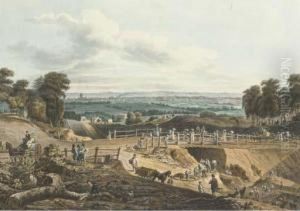 View Of The Excavated Grounds, For The Highgate Archway