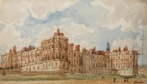 Chateau St. Germaine-en-laie by Augustus Northmore Welby Pugin