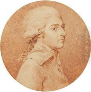 Portrait D'homme De Profil by Pujos, Andre