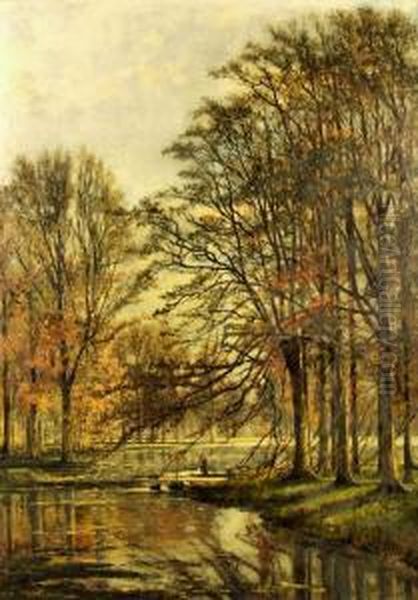 Autumnal River Landscape - view 1
