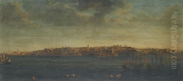 Views The Grand Harbour At Valletta And Environs Comprising - view 1