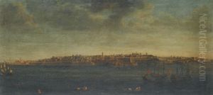 Views The Grand Harbour At Valletta And Environs Comprising