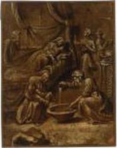 The Birth Of The Virgin by Biagio Pupini